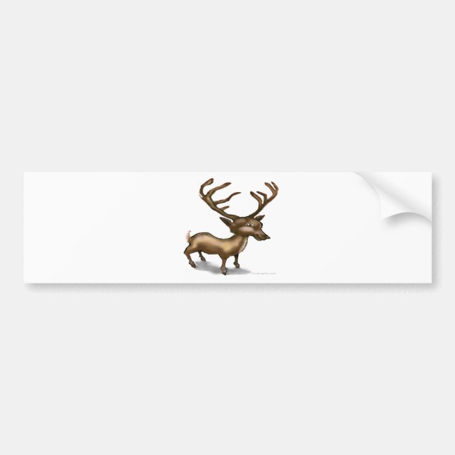 Deer Bumper Sticker (Front)