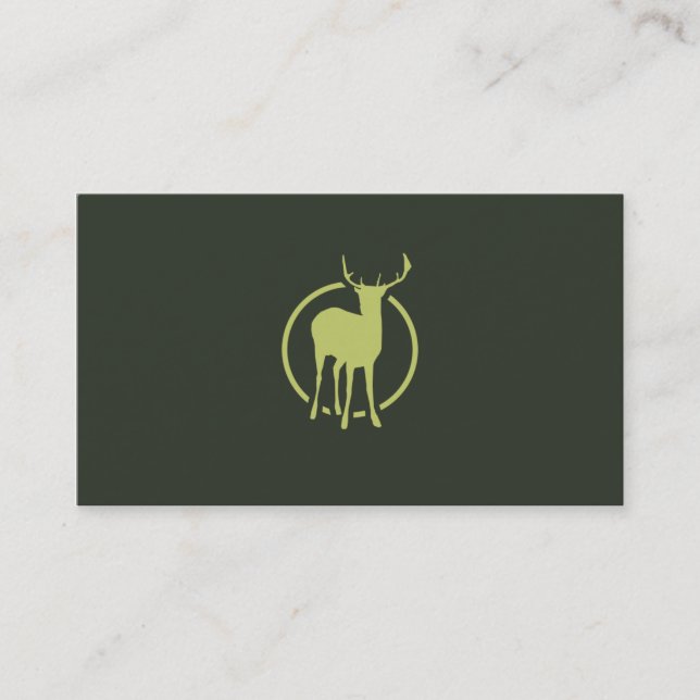 Deer business card (Front)