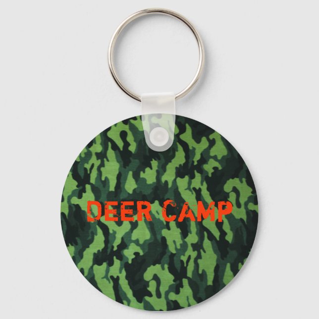 DEER CAMP  cheap key chain (Front)