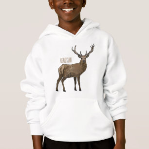 Deer cartoon illustration