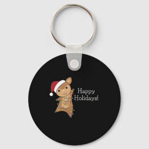 Deer Christmas Deer Winter Animals Key Ring