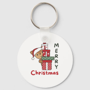 Deer Christmas Gift Winter Animals Deer Key Ring