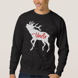 Deer Christmas Matching Family Uncle Pyjamas Chris Sweatshirt
