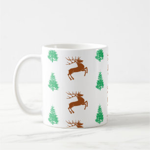 Deer Christmas mug