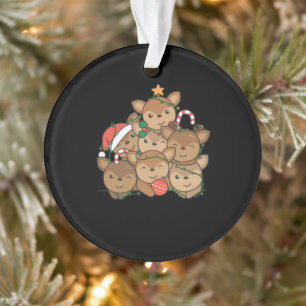 Deer Christmas Tree Funny Animal Christmas Ornament