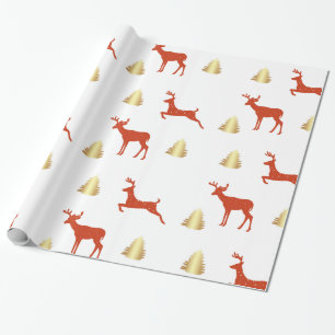 Deer Christmas Wrapping Paper