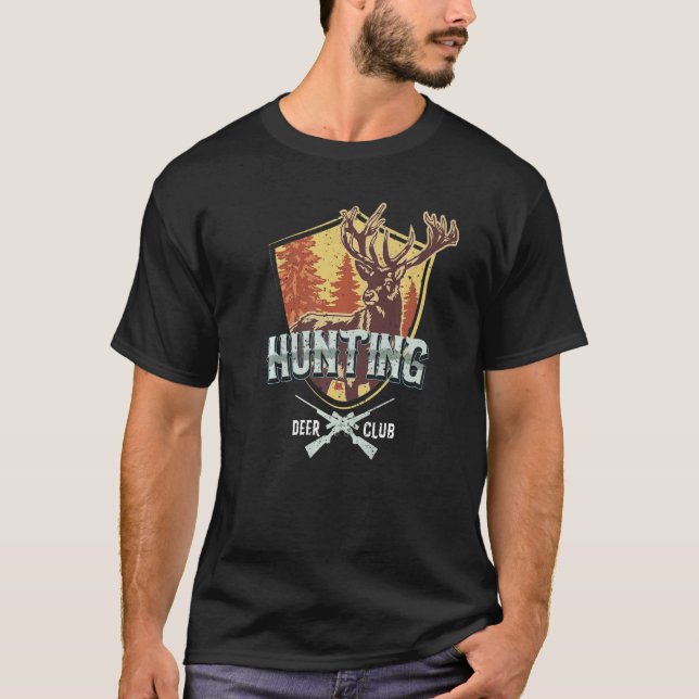 Deer Club Shirt Deer Hunting Hunters Hunting Seaso (Front)