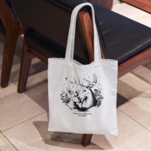 Deer Couple Tote Bag