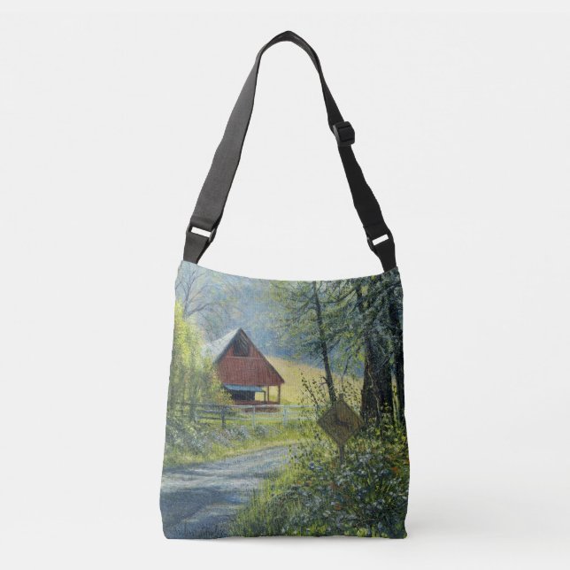 "Deer Crossing" Tote Bag (Front)