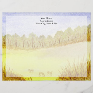 Deer Custom Letterhead