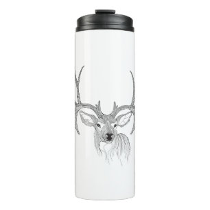 deer,deer hunting,mule deer,baby deer,white tail thermal tumbler