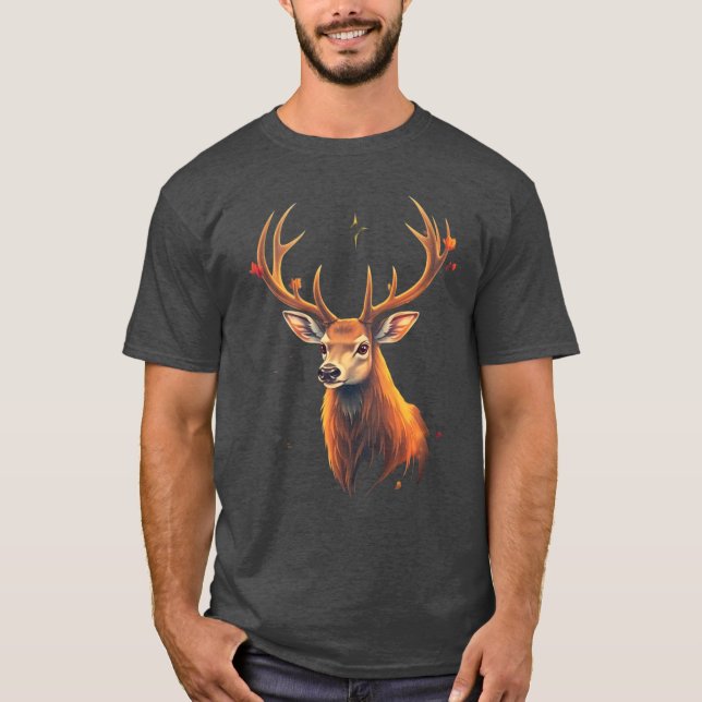 deer design t-shirt 2 (Front)