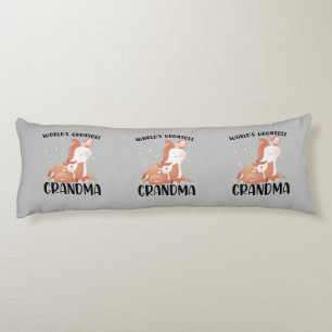 Deer Doe and Fawn World's Greatest Grandma Body Cushion