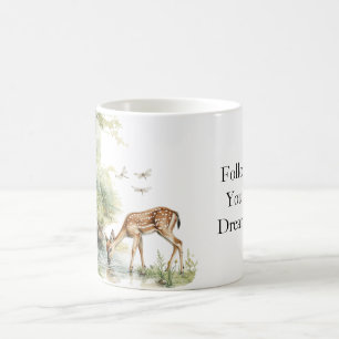 Deer Dragonflies Dream Coffee Mug