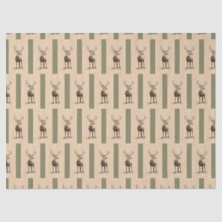 Deer fabric tissue paper