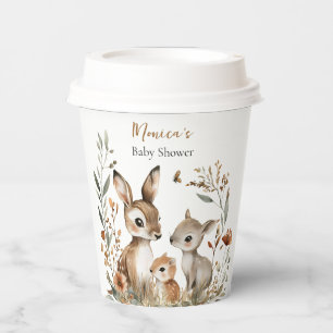 Deer Family Boho Pampas Orthodox Baby Shower       Paper Cups