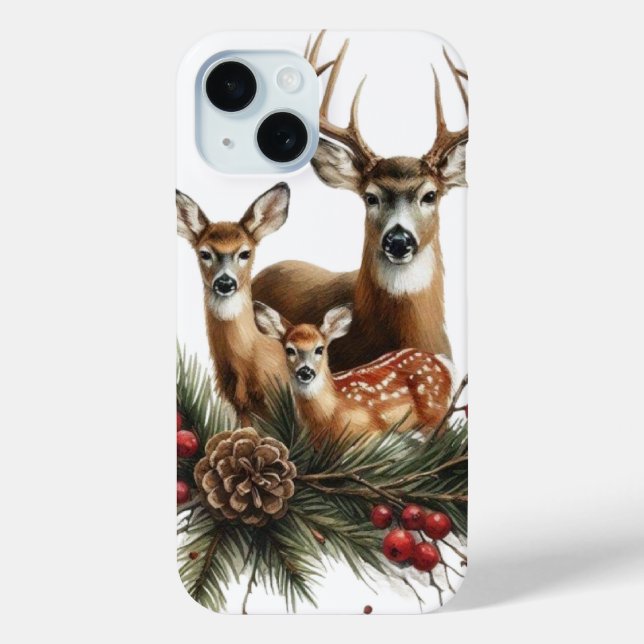 Deer Family  Case-Mate iPhone Case (Back)