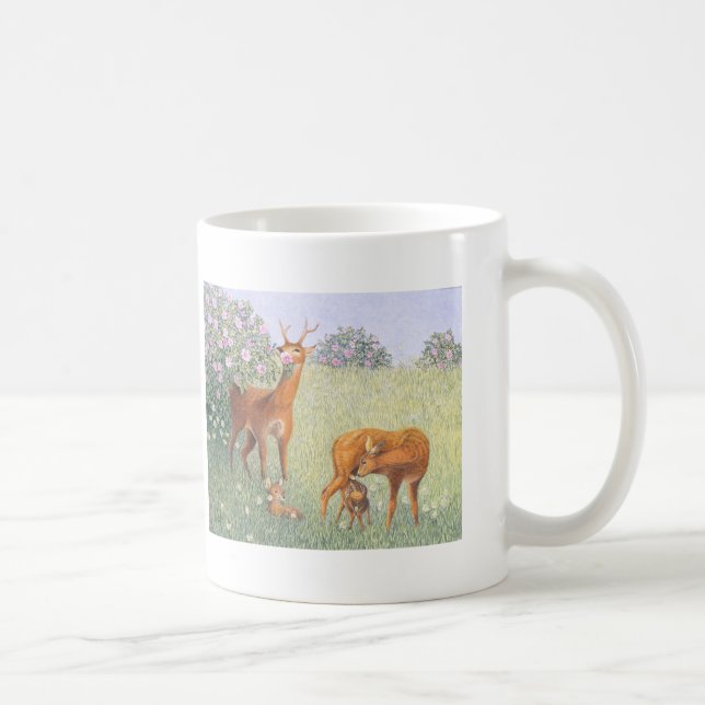 Deer Family Coffee Mug (Right)