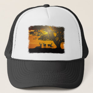 Deer Family Trucker Hat