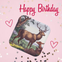 Deer Family Vintage Birthday Party
