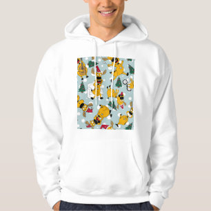 Deer Festive: Christmas Pattern Design Hoodie