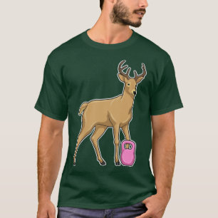 Deer Fitness Dumbbell T-Shirt