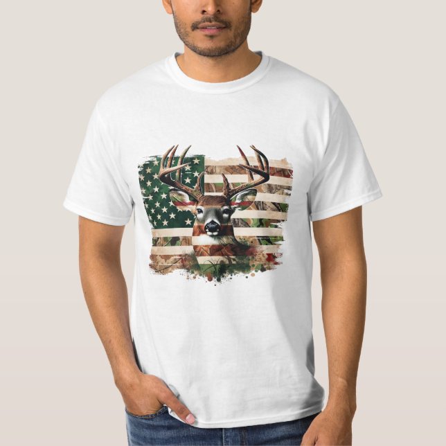 Deer Flag T-Shirt (Front)