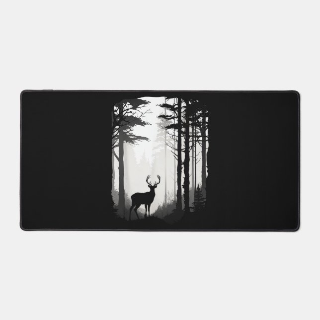 Deer Forest Wildlife Desk Mat (Front)