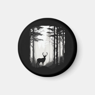 Deer Forest Wildlife Magnet