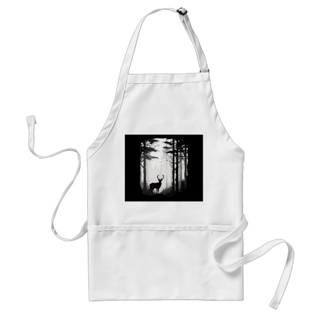Deer Forest Wildlife Standard Apron (Front)