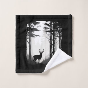 Deer Forest Wildlife Wash Cloth