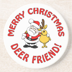 "Deer Friend" coaster