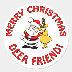 "Deer Friend" stickers