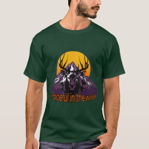 Deer : Graceful in the wild. T-Shirt