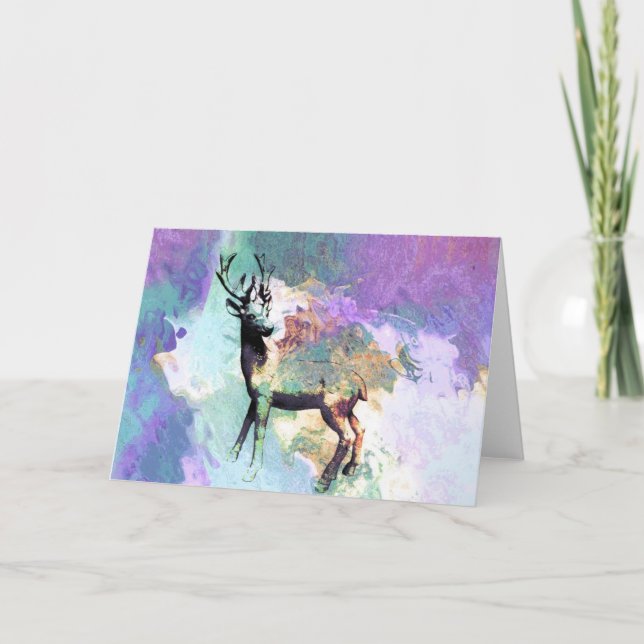 Deer Greeting Card (Front)