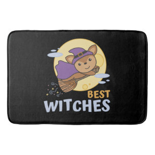 Deer Halloween Witch Children Witches Best Witches Bath Mat
