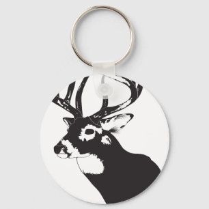 Deer Head Key Ring