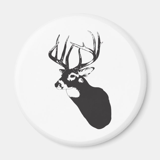 Deer Head Magnet (Front)