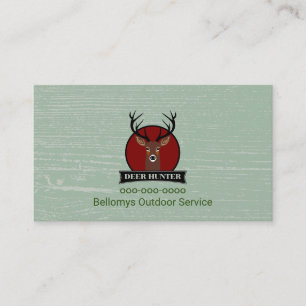 Deer Head Outdoor Service Business Card
