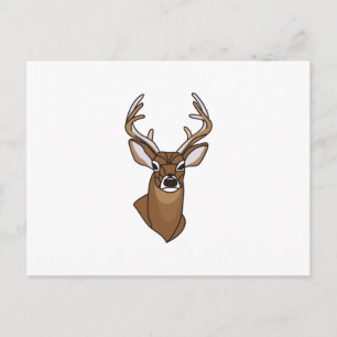 Deer Head Postcard