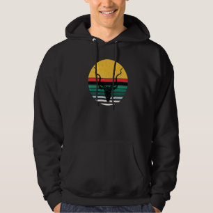 Deer Head Retro Hunting Jungle Impala Safari Kudu Hoodie