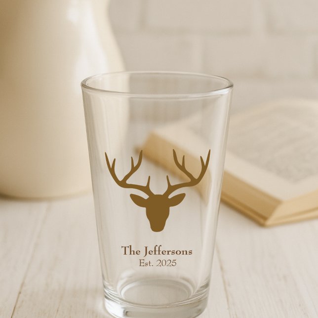 Deer head rustic charm glass (Creator Uploaded)