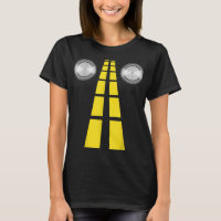 Deer Headlights With Road Markings Couples Costume