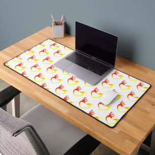 Deer Heart Desk Mat