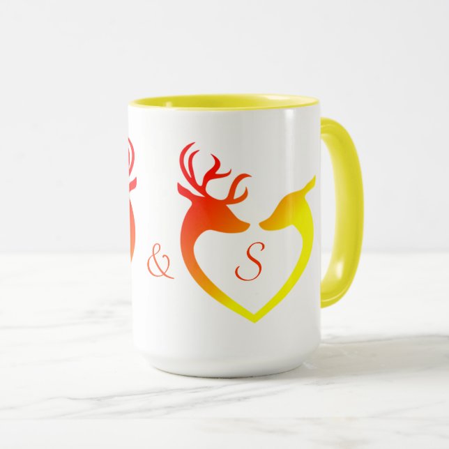 Deer Heart  Mug (Front Right)
