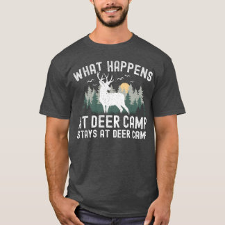 Deer Hing W Happens At Deer Camp Stays At Deer gif T-Shirt