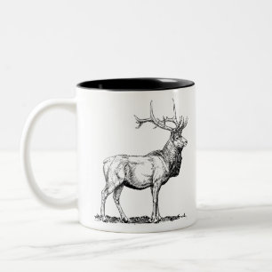 Deer/Hirsch Two-Tone Coffee Mug