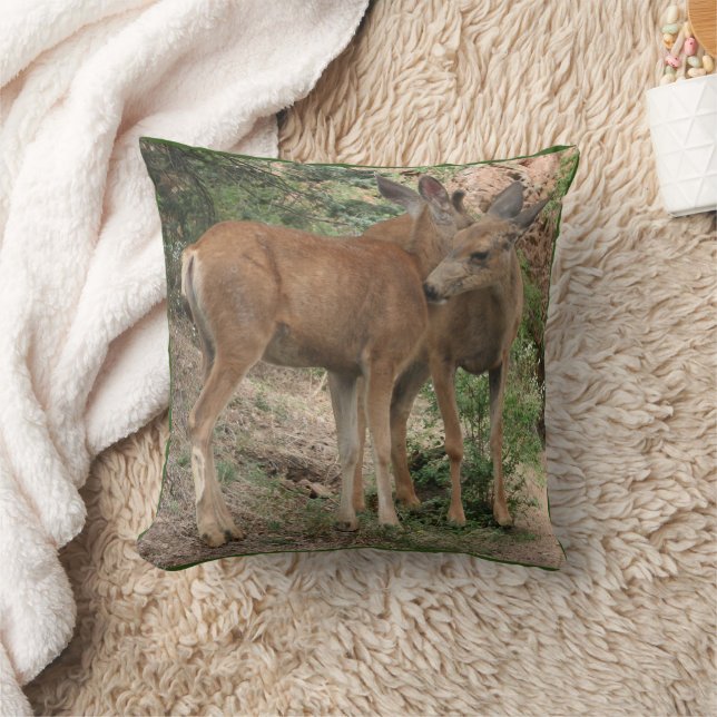 Deer Hugging Cushion (Blanket)