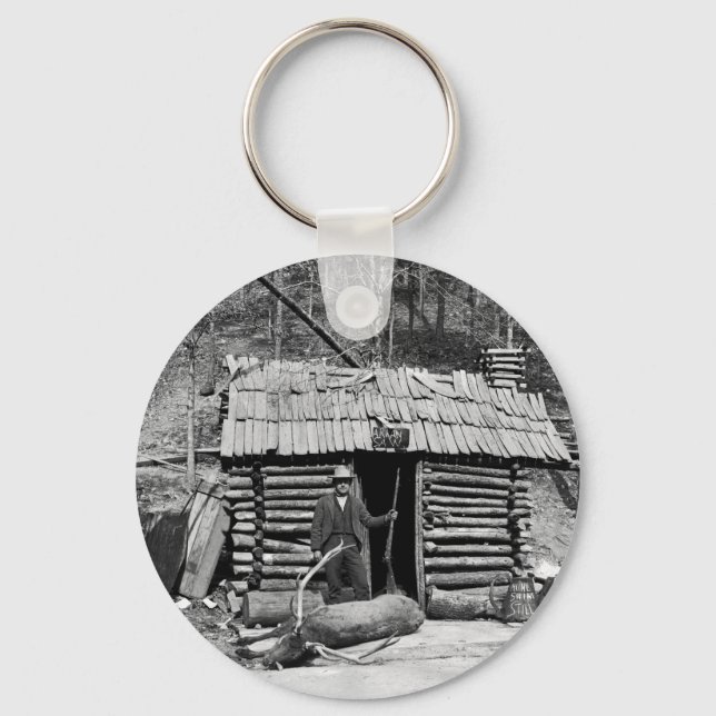 Deer Hunter, 1901 Key Ring (Front)