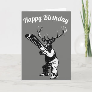 Deer Hunter Birthday Card